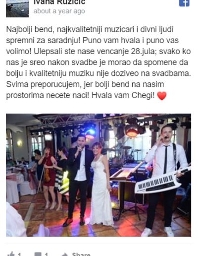 Chegi bend za svadbe PREPORUKA