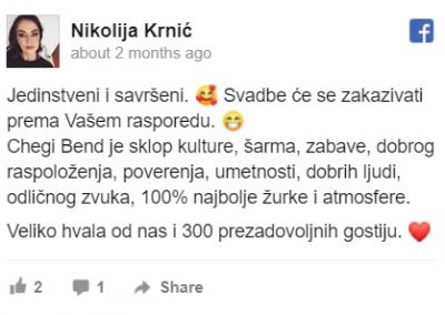 Nikolija - Bendovi za svadbe preporuke