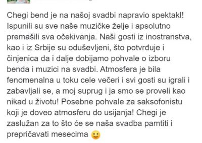Valentina - Bendovi za svadbe preporuke