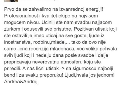 Dunja - Bendovi za svadbe preporuke