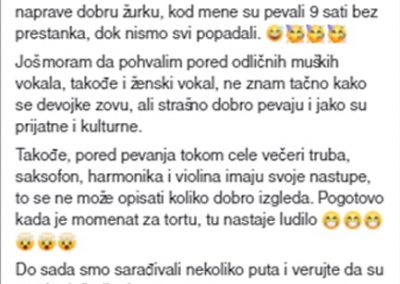 Boris - Bendovi za svadbe preporuke