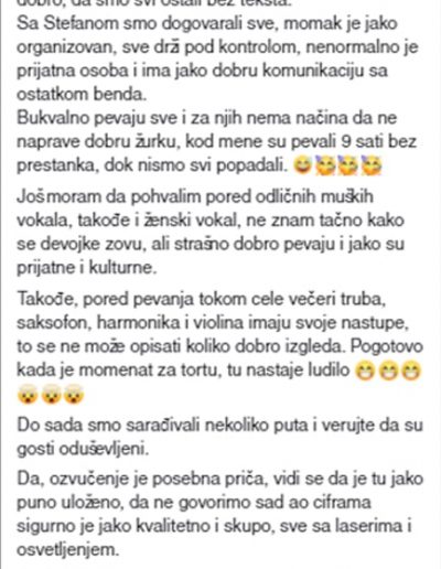 Boris - Bendovi za svadbe preporuke