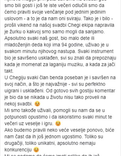 Izabela - Bendovi za svadbe preporuke