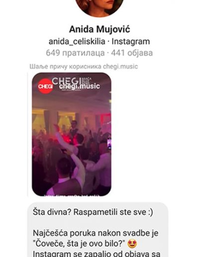 Anida Mujovic - Bendovi za svadbe preporuke