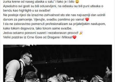 Dragana Vuksanović - Bendovi za svadbe preporuke