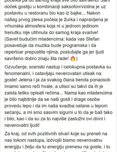 Jovan Dimitrijević - Bendovi za svadbe preporuke
