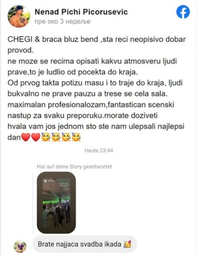 Nenad Pichi Picurosevic - Bendovi za svadbe preporuke