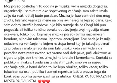 Irena Posha - Bendovi za svadbe preporuke